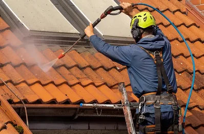 Démoussage et hydrofuge de toiture à Mirepeisset