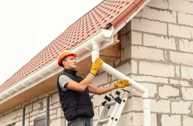 Pose et remplacement de gouttières à Mirepeisset